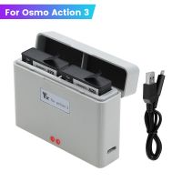 Battery Charging Hub For Action 3 USB Battery Charger For DJI Action 3 Portable Charger With LED Charger Camera Accessories