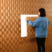 70x70cm 3D Creative Foam Wallpaper Self-adhesive Wall Waterproof Decoration Wall Stickers