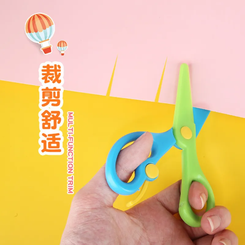 1pc Children's Safety Scissors, Kindergarten Scissors, DIY Scissors, Round  Head Scissors For Office And Students