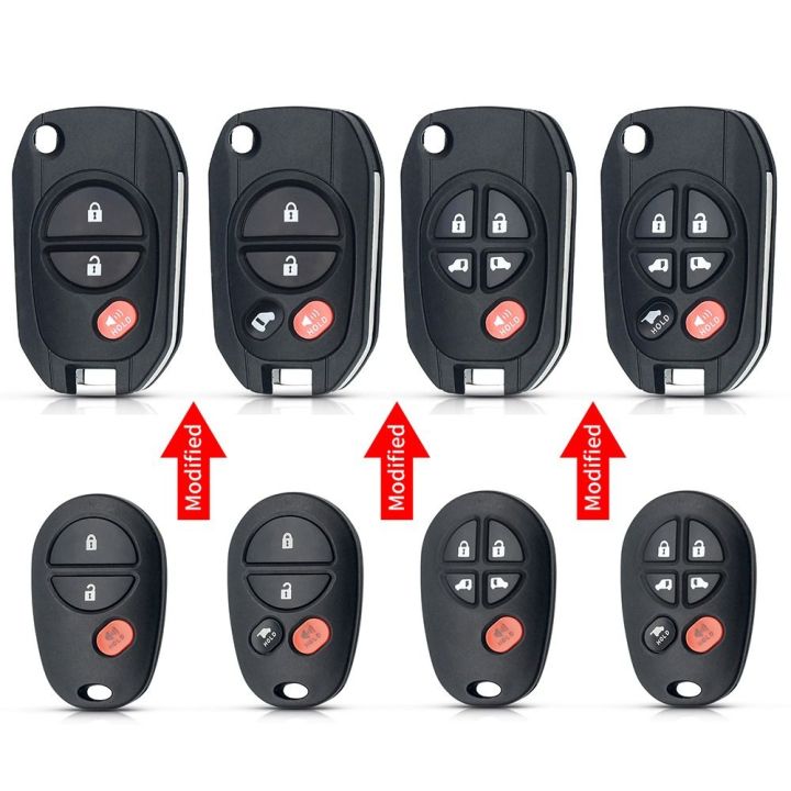 sociable-3-4-5-6ปุ่ม-เปลือกกุญแจรีโมทรถยนต์-การปรับเปลี่ยน-ฝาพับ-ปลอกกุญแจรถ-อุปกรณ์เสริมรถยนต์-toy43-เคสกุญแจรถ-สำหรับ-โตโยต้าออร่า-ทาโคมา-ไฮแลนเดอร์-sequoia-เซียนน่า-ทุนดรา-รถสำหรับรถ