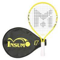 INSUM 17 Inches 2-4 Years Old Kids Toddler Tennis Rackets for Junior Beginner with Cover Bag Tennis Sport Accessories