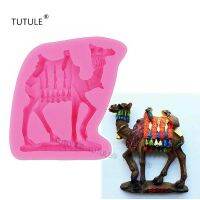 【CW】 Gadgets  Large desert camels flexible silicone mold for polymer clay resin wax micro food candy cake decorations mold