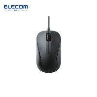 เมาส์แบบออปติคัลคลิกแบบ ELECOM/USB/3ปุ่ม/เป็นไปตามข้อกำหนดสีดำ/ROHS