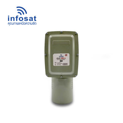 INFOSAT LNBF 5GX-A ป้องกันคลื่น 5G ทุกรูปแบบ รวมสัญญาณ V&amp;H เข้าสู่สายนำสัญญาณเส้นเดียว (One Cable Solution)