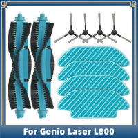 สำหรับ Genio เลเซอร์ L800เครื่องดูดฝุ่นหุ่นยนต์อะไหล่ลูกกลิ้งหลักด้านข้างแปรงซับผ้า Rag อุปกรณ์เสริม