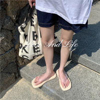 LAL รองเท้า Flip Flops &amp; รองเท้าแตะส้นแบน,เปิดและปิด,พื้นรองเท้าเรียบ,เรียบง่าย,เบาและโปร่ง,เปิดนิ้วเท้าด้านบนต่ำสำหรับผู้หญิง