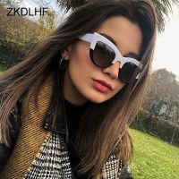 【LZ】✥♧  2022 Fashion Round Cat Eye Style Sunglasses Woman Luxury Brand Designer Vintage Sun Glasses Female Glasses Gafas De Sol Uv400