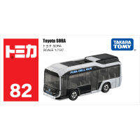 Tommy Domeca โมเดลรถอัลลอยจำลองรถของเล่นชายหมายเลข82 Toyota Sora Bus 158448