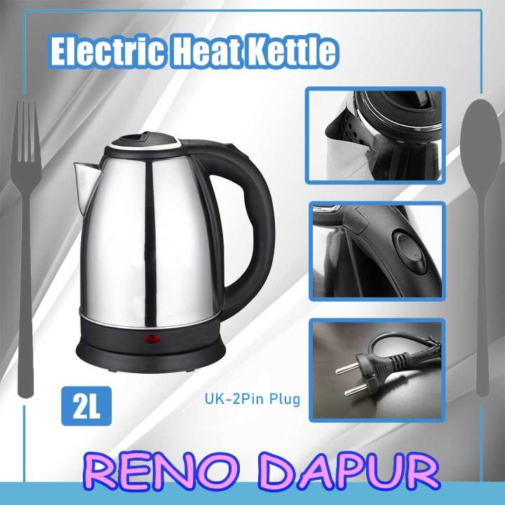 1.8l Glass Electric Kettle, Large Capacity Household Water Kettle With 110v  Eu Plug & 110v Us Plug