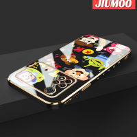 เคส JIUMOO สำหรับ Xiaomi Poco X4 Pro 5G Poco M4 Pro POCO F4 Redmi K50 Pro เคส K40s การ์ตูนทอยสตอรี่ลวดลายใหม่กรอบสี่เหลี่ยมพื้นผิวชุบพื้นผิวเคสซิลิกาเจลนิ่มกันกระแทกเคสมือถือฝาครอบป้องกันเลนส์กล้องถ่ายรูป