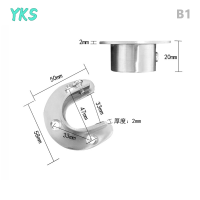 ?【Lowest price】YKS ราวผ้าม่านราวแขวนในตู้เสื้อผ้าราวม่านห้องน้ำตู้สแตนเลส