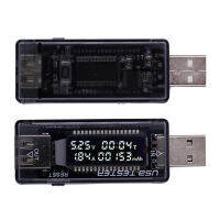 KWS-ที่ทดสอบ USB V21มิเตอร์มัลติมิเตอร์แบบ Mini การอ่านค่าโวลต์แอมแปร์พร้อมเครื่องตรวจจับที่ชาร์จตรวจสอบสถานะการชาร์จ LCD