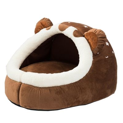 Hot Deep Sleeping Warm In Winter Bed Little Mat Basket Small Dog House Products Tent COZY Cave Nest Indoor Warm