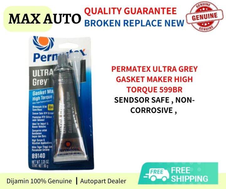 Permatex Ultra Grey Gasket Maker High torque Gum Gasket 599BR | Lazada