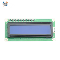 Ziqqucu LCD1602ลาด  1602โมดูล LCD สีฟ้า/หน้าจอสีเขียวเหลือง16x 2จอแสดงผล LCD ตัวละคร PCF8574T PCF8574อินเตอร์เฟซ I2C IIC 5V