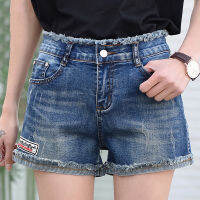 Celana Pendek Denim ยืดบางทั่ว Flannels