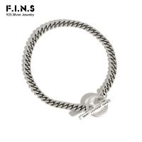 【HOT】☒☢ F.I.N.S Korean Sterling Old Bar Chain Female Costume Jewelry