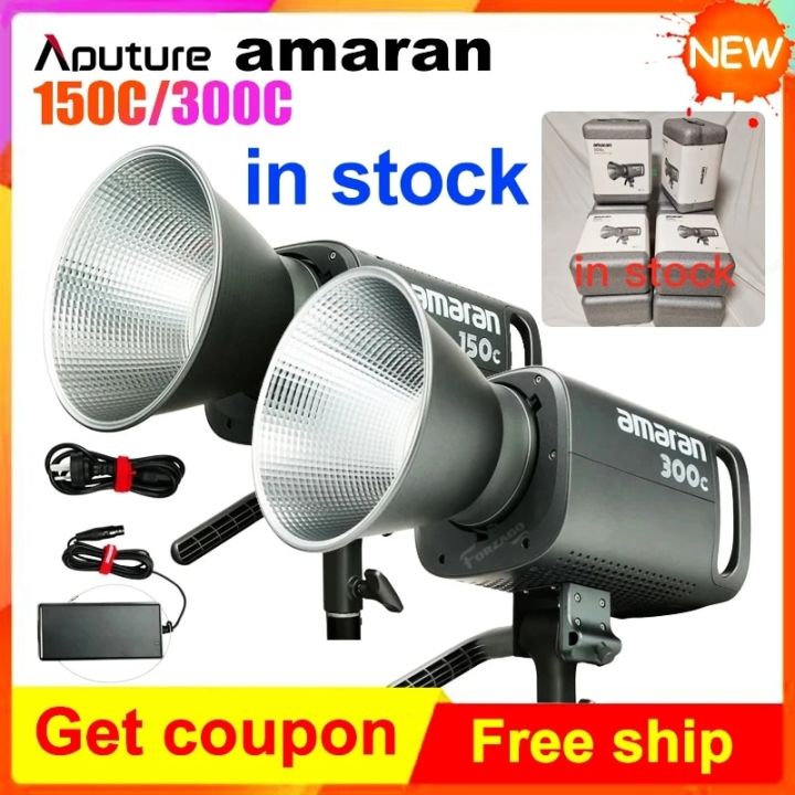 Aputure Amaran 300C RGB Full Color LED Video Light,300W Bi-Color  2500K-7500K Bowens Mount Continuous Light Bluetooth App Control