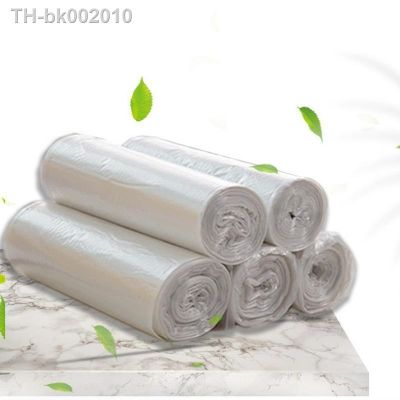 ◘ Garbage Bags 1 Roll 30 Portable Household Garbage Bag Household Drawstring Widened Handles Hands Plastic Bags For Trash Can