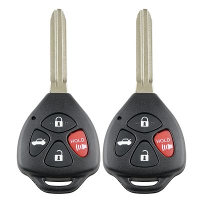 2 x Remote Car Key Fob Shell Case for 2007 2008 2009 2010 2011