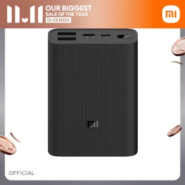 Xiaomi Mi Power Bank 3 Ultra Compact, 10000 mAh, Black (PB1022ZM-B)