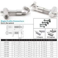 Bevel Connector Built-in Angle Profile Connector for 2020 3030 4040 4545 Aluminum Linear Rail 0 Degree 90 Degree Hand Tool Parts Accessories