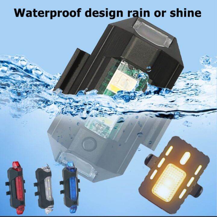 Rechargeable night flight lights motorcycle bikes modified s aircraft light strobe light for