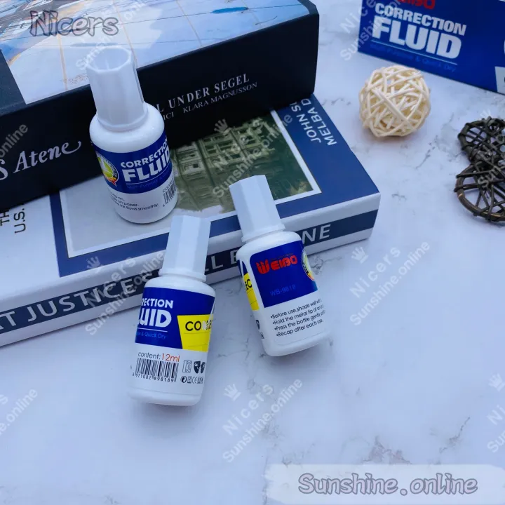 WB9818 Correction Fluid Correction Brush MultiPurpose & Quick Dry