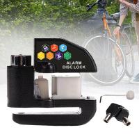 New Bicycle Lock Safety Bicycle Alarm Lock Anti-theft Electric Car Motorcycle Disc Brake Alarm Lock Bicycle Accessories Locks