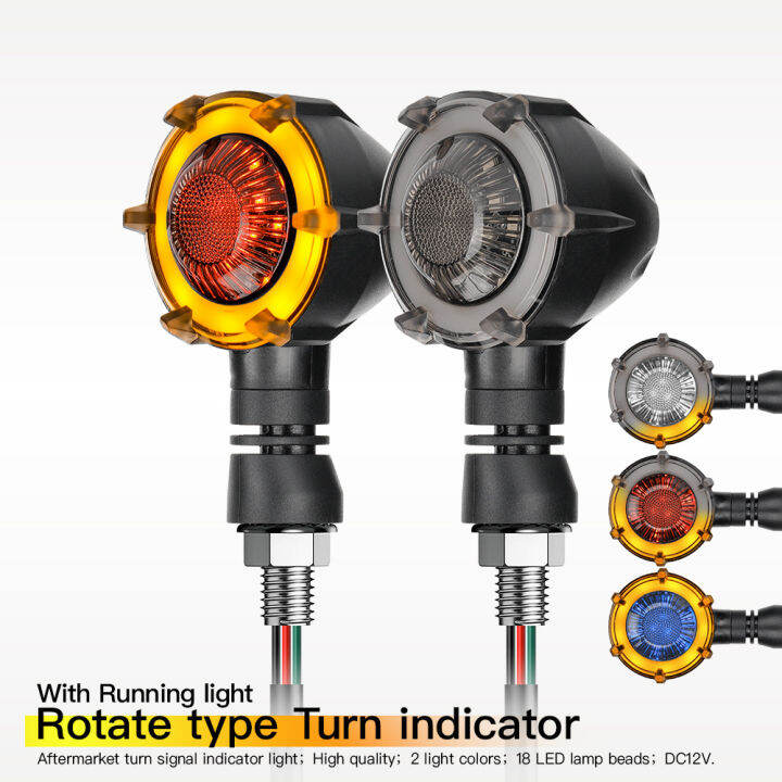 Motorcycle Conversion Universal LED BiColor Turn Signal with
