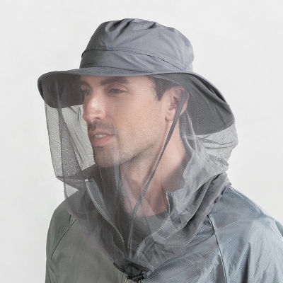 [hot]Mosquito-proof Fishing Hat with Mosquito Net Outdoor 360 Men Women Sun Protection Breathable Hiking Camping Caps Umbrella Hat