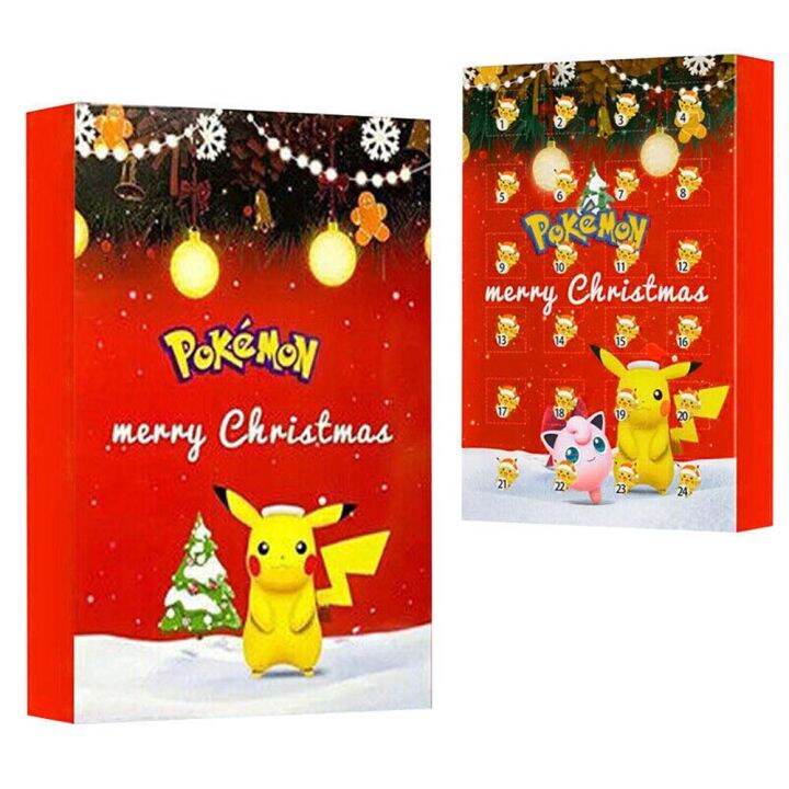 kids-blind-box-toy-model-dolls-children-gift-pokemo-character-theme-christmas-2023-advent-calendar-christmas-kids-toy-24pcs-present-pikachu-tide-play-blind-bag-desktop-toy-surprise-box-birthday-gift-x