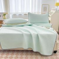 Doudou soft comfor and breathable summer mat -piece set silk mat air-conditng mat mae washable soft mat supports live broast