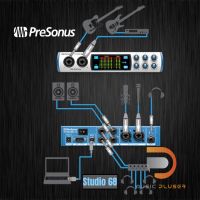 PreSonus Studio68 USB 2.0 AudioMIDI Interface USB ออดิโออินเตอร์เฟส PreSonus Studio 68, 4 Analog Inputs ประกันศูนย์ 1ปี