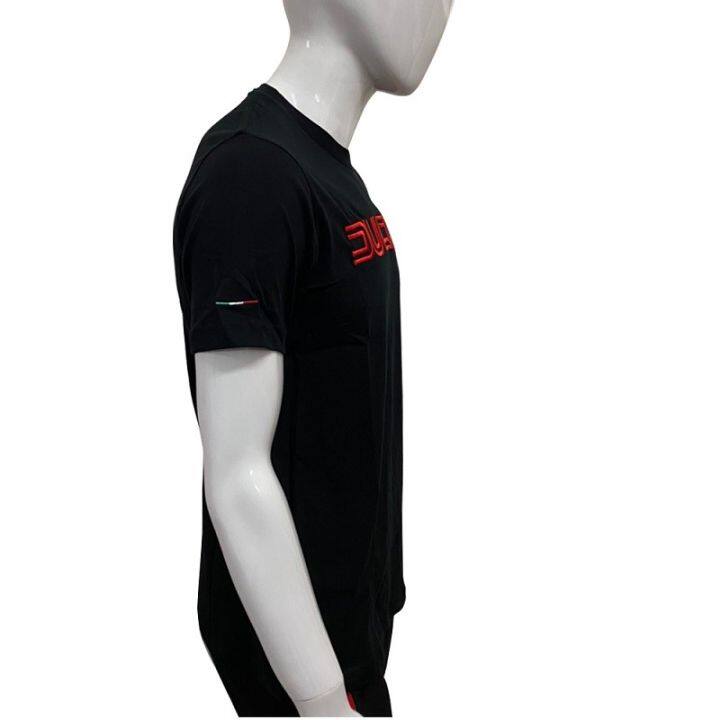 เสื้อยืดผู้ชายducatiเสื้อยืดดูคาติสีดำ-dct52-004