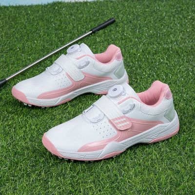 2023 new Harvey jia sen the new lady leisure golf shoes running shoes fashion lady rotating buckle training shoes