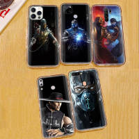 โปร่งใส เคสโทรศัพท์ หรับ iPhone XR 7 6s 6 11 5s XS 5 8 SE Max Plus X Pro Protective ปก Mortal Kombat