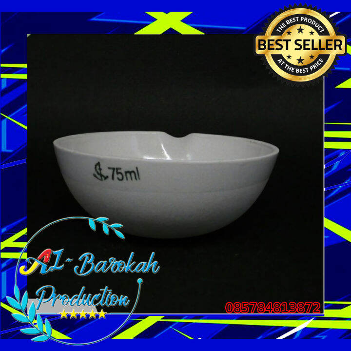 FAST SALE EVAPORATING DISH 75ML / CAWAN PORSELEN 75ML UNTUK MEREAKSIKAN