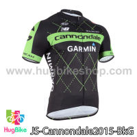 เสื้อจักรยานแขนสั้นทีม Cannondale 2015 สีดำเขียว