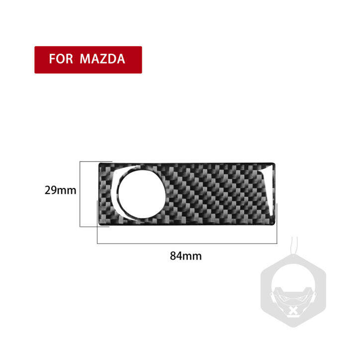 สำหรับ-rx8มาสด้า04-08สติ๊กเกอร์ตกแต่งกล่องถุงมือคาร์บอนไฟเบอร์การจัดการกล่องเก็บของ