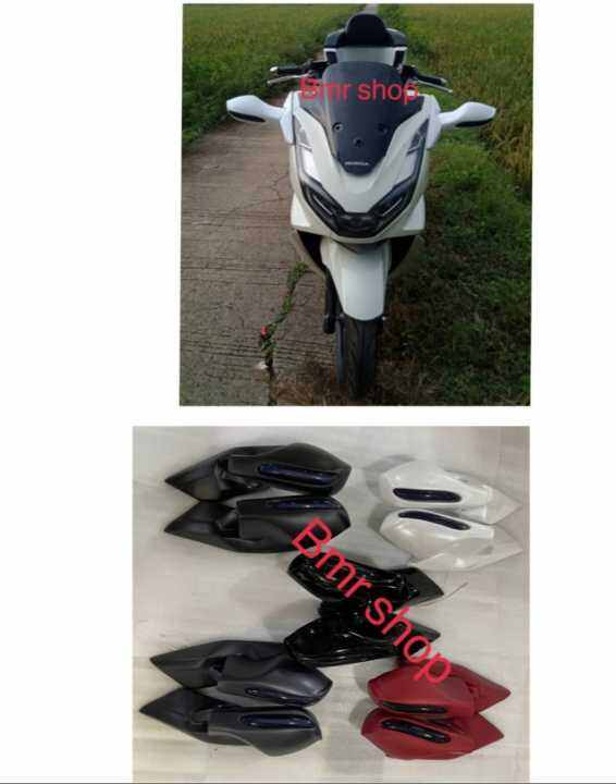 spion lipat all new pcx 160 terbaru dilengkapi sein led , spion variasi