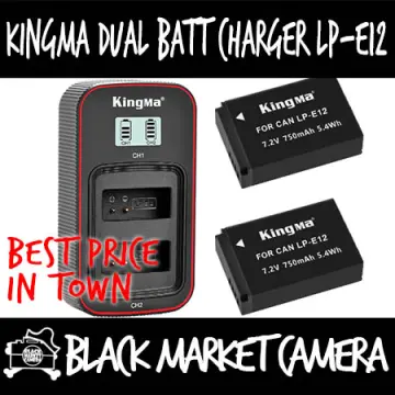 KINGMA Replacement Battery for Canon LP-E12 (compatible with Canon