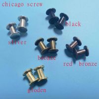 10/20sets M5 length 4mm to 60mm Metal Chicago Screws Nails Studs Snap Rivets For Photo Album Butt account book screw