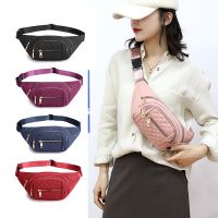 【CW】 Women  39;s Waist Oxford Designer Crossbody Chest Female Fashion Pack Banana Hip Purse