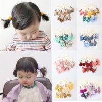 ✓✤ 10pcs Kids Girls Hair Ties Bows Elastic Rubber Band Hair Rope Gum Flower Small Plush Ball Scrunchies Children Hair Accessories