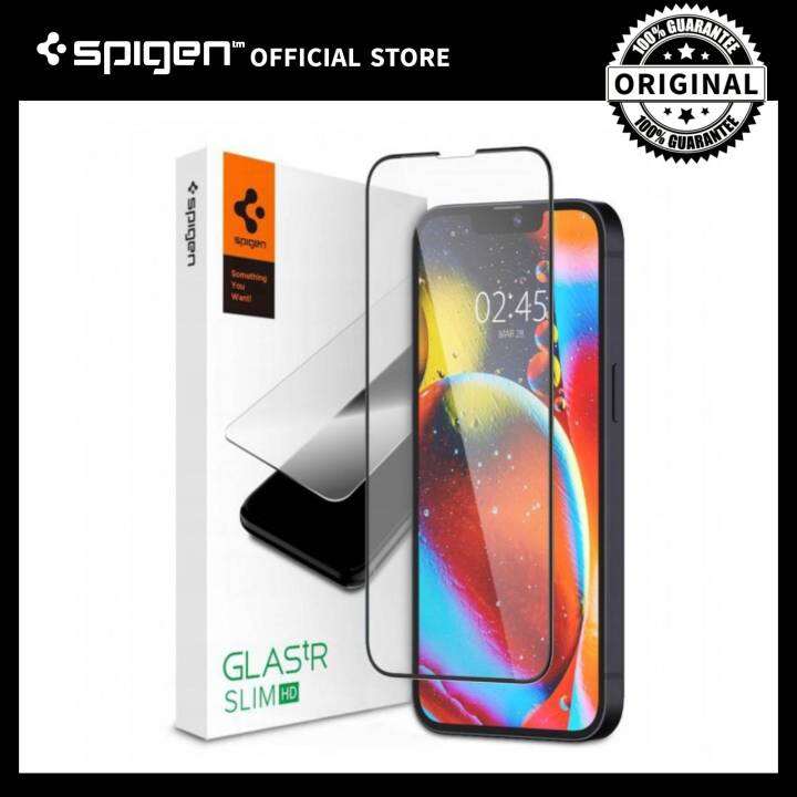 Spigen iPhone 13 Mini Tempered Glass Screen Protector Glas.tR Slim Full