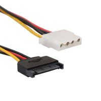 SATA TO IDE Power Cable 15 Pin Male To Molex IDE 4 Pin Female Adapter Computer Cable Adapter Power Combo Extension Adapter