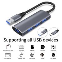 DELETERIOUS66DE1อะลูมินัมอัลลอยตัวแยกพอร์ต4พอร์ต USB 3.0เครื่องขยายสัญญาณแท่นวางมือถือ Type-C 3.1