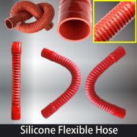 ID 30-100mm Universal Silicone Flexible Hose Radiator Tube Pipe For Air Intake High Pressure High Temperature Rubber Joiner Wires Leads Adapters