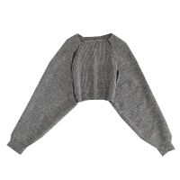 Autumn Loose Knitted Cardigan for Women Thin Long Sleeve Short Shawl Sweater Top